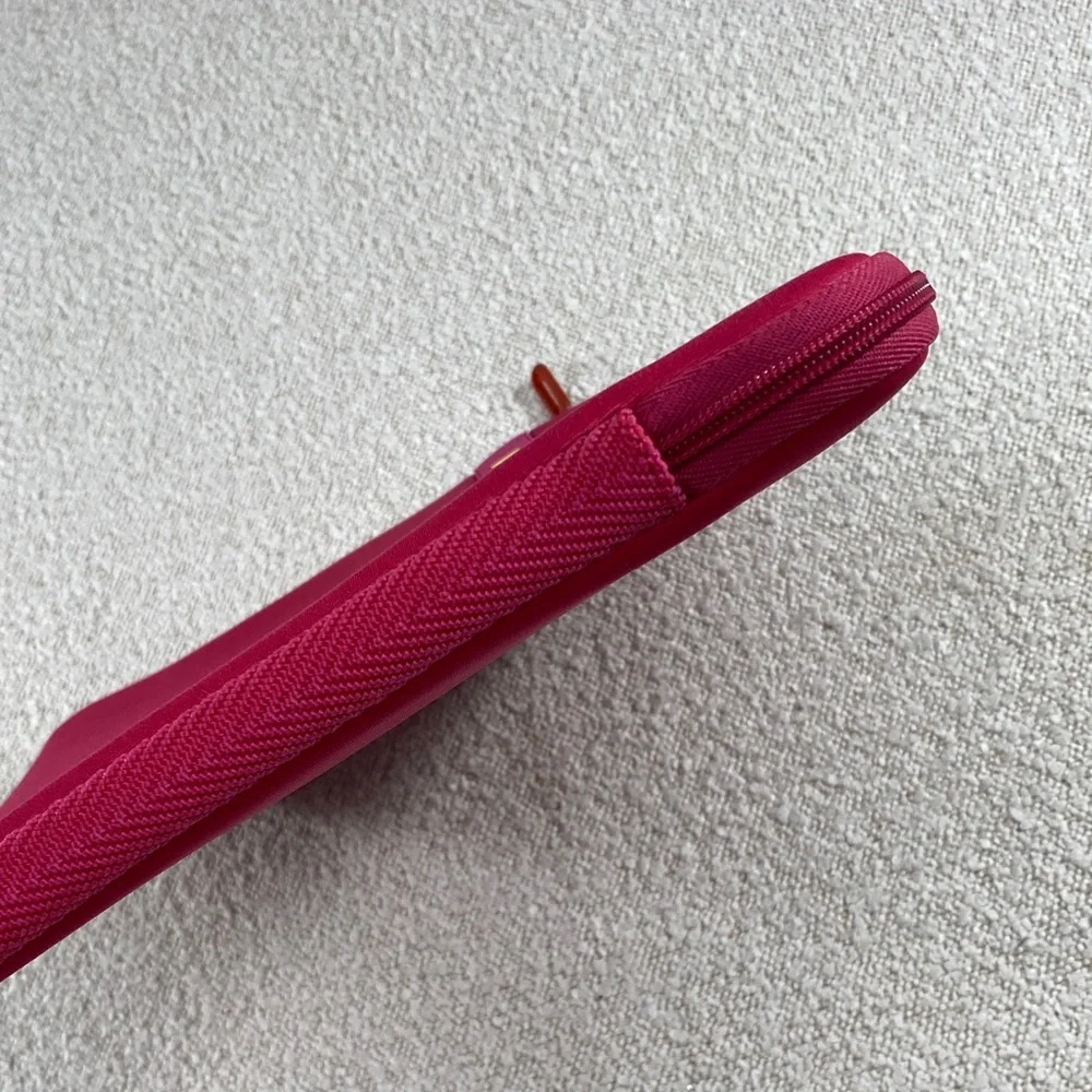 Hot pink Tablet Sleeve - Slim Protective Carry Case for laptops, tablets 14x10